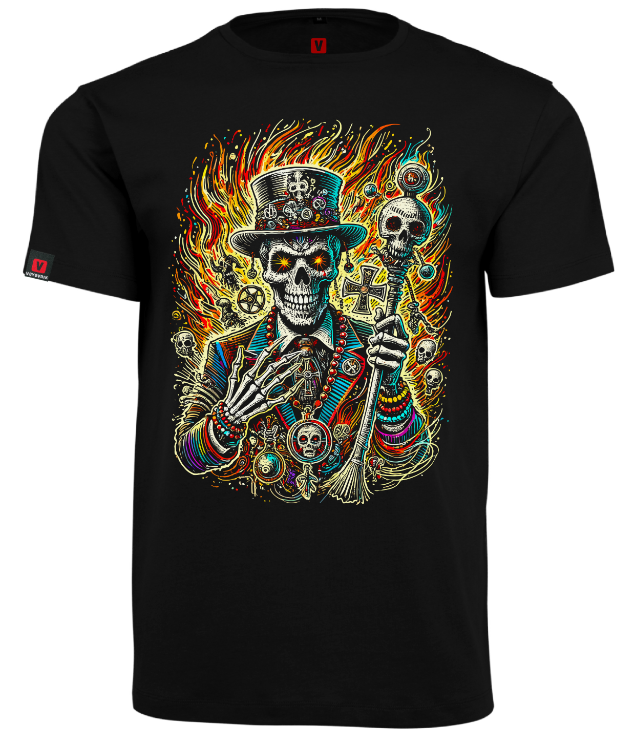 Koszulka męska VOYOVNIK Voodoo Illusionist czarna