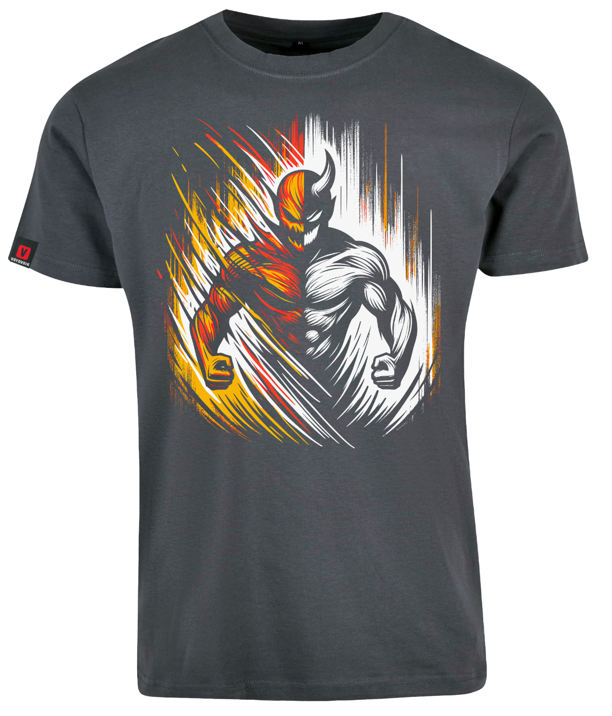 Koszulka męska VOYOVNIK Combat Spirit szara