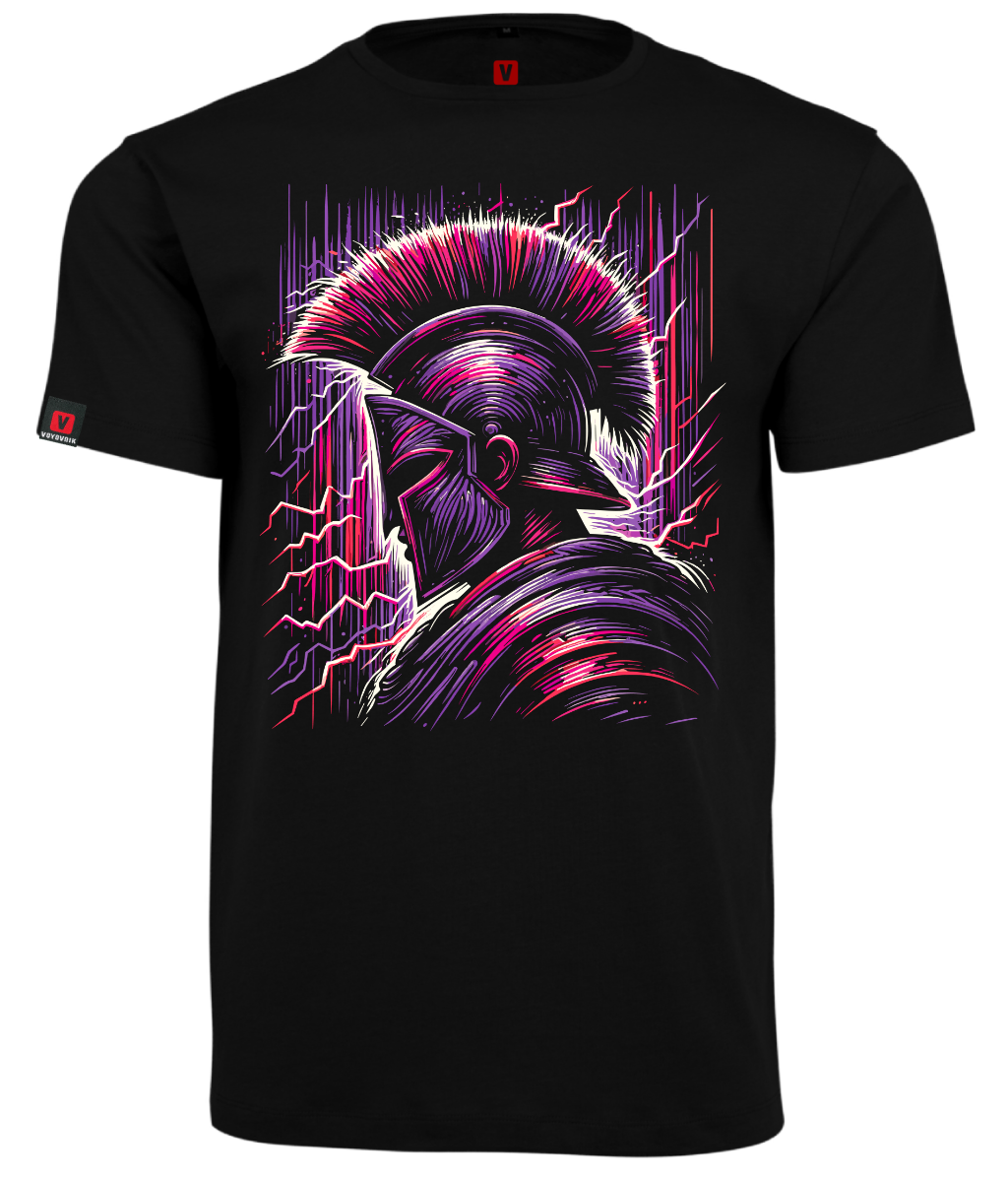 Koszulka męska VOYOVNIK Neon Gladiator czarna