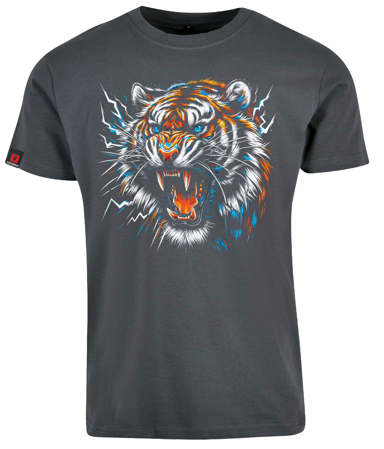 Koszulka męska VOYOVNIK Thunder Tiger szara