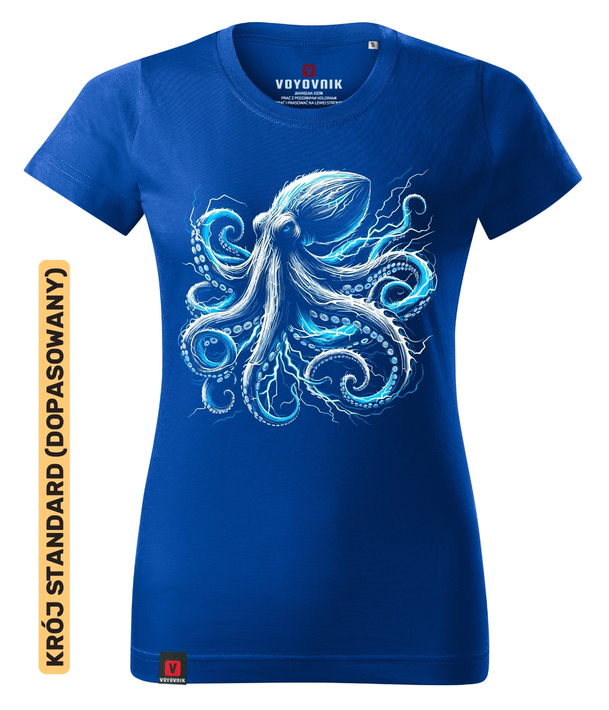 Koszulka damska standard VOYOVNIK Ocean Predator niebieska