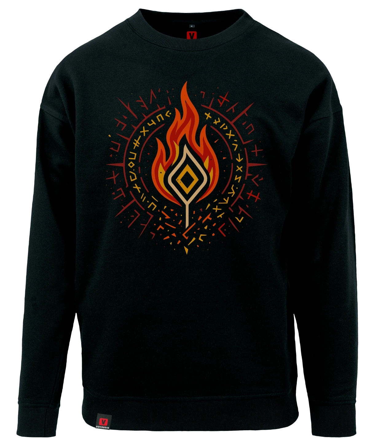 Bluza męska VOYOVNIK Hollow Flame czarna
