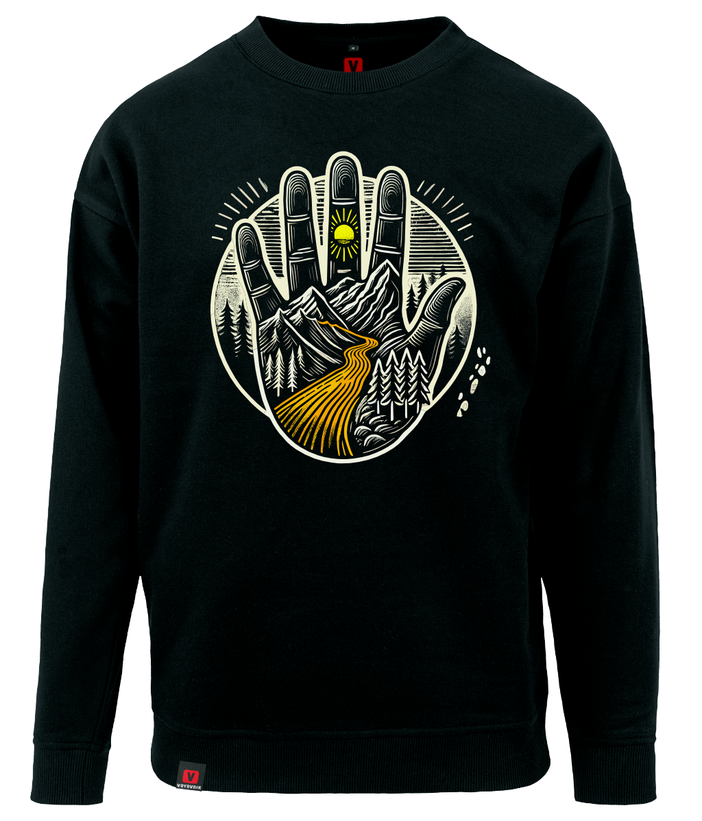 Bluza męska VOYOVNIK Hand of Trails czarna