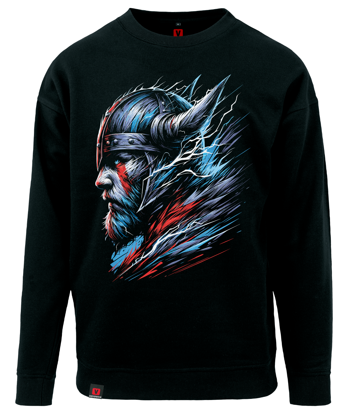 Bluza męska VOYOVNIK Nordic Viking czarna