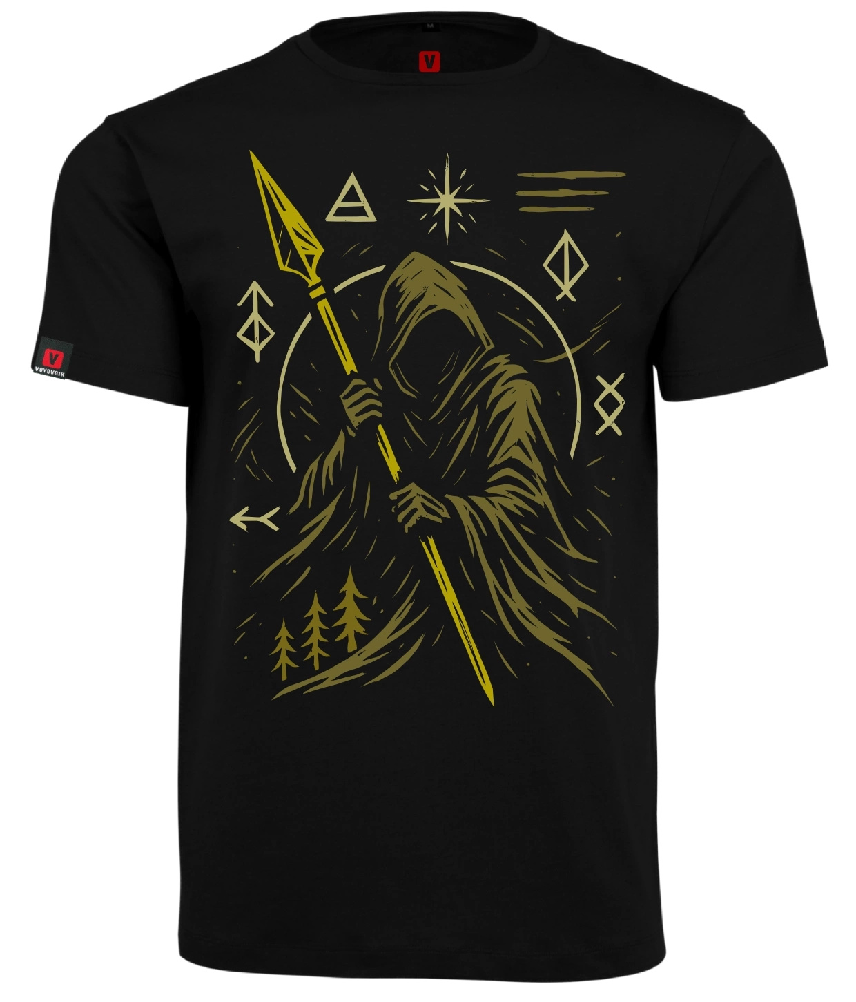 Koszulka męska VOYOVNIK Spear Shade czarna