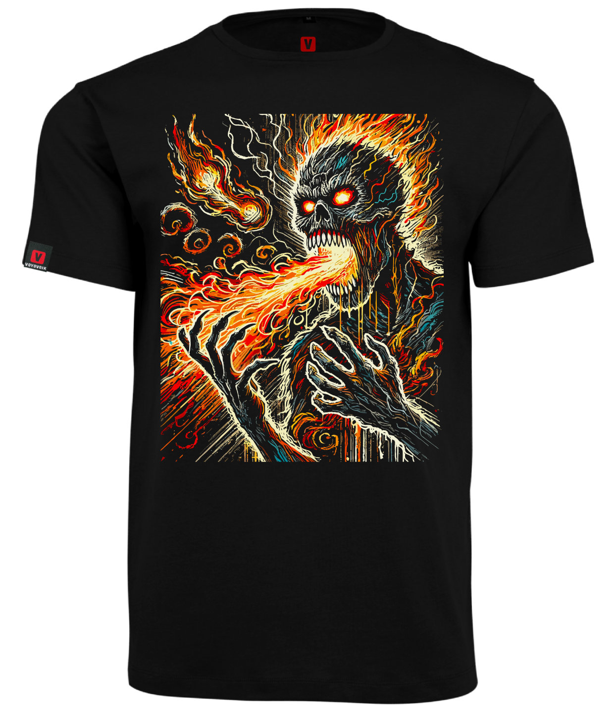 Koszulka męska VOYOVNIK Infernal Firebreather czarna