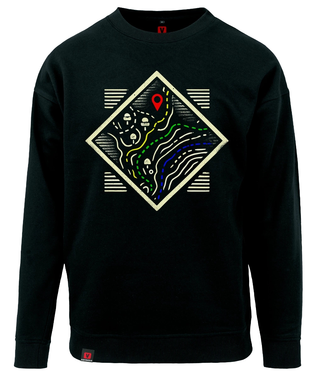 Bluza męska VOYOVNIK Route Seeker czarna