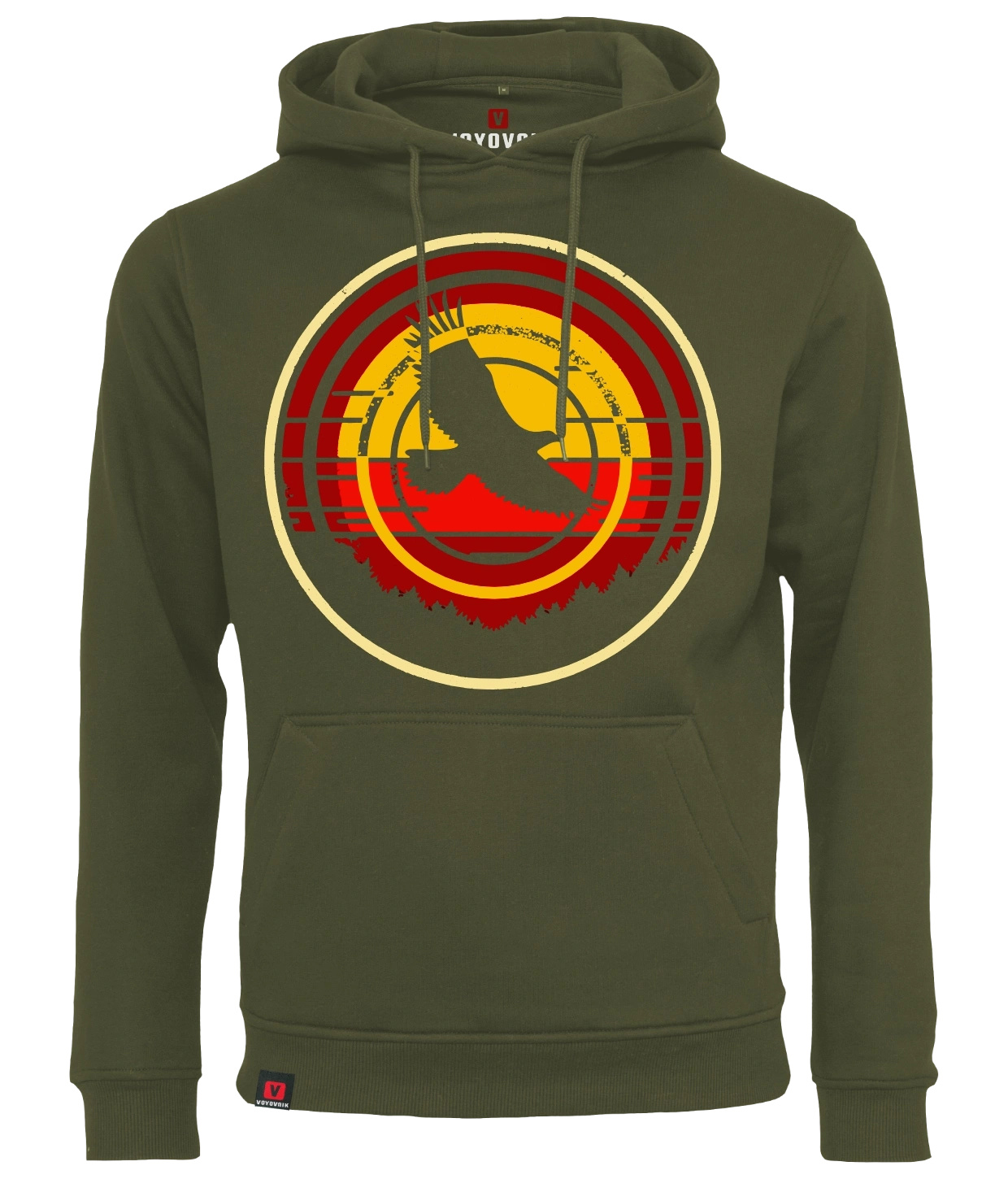 Bluza męska z kapturem VOYOVNIK Mountain Eagle olive