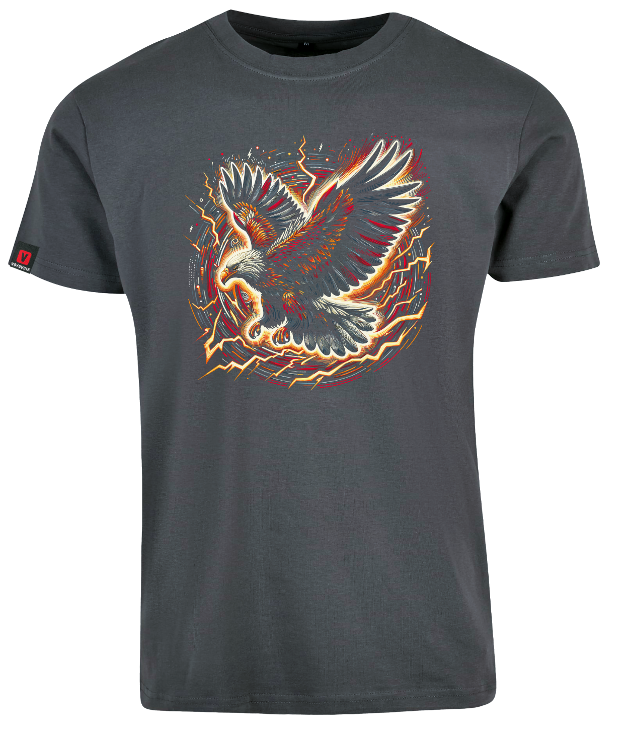 Koszulka męska VOYOVNIK Majestic Flight szara