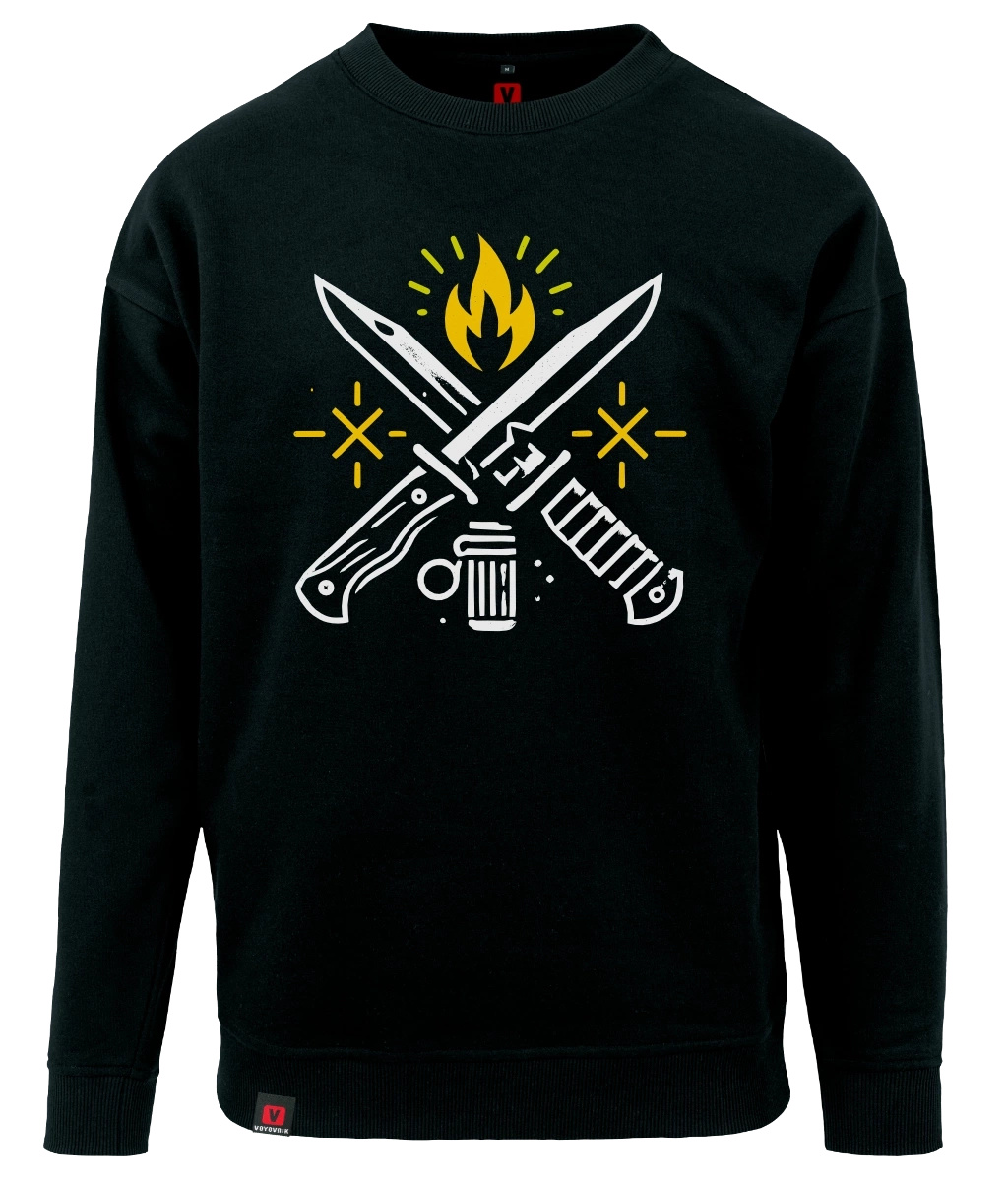 Bluza męska VOYOVNIK Survival Mode czarna