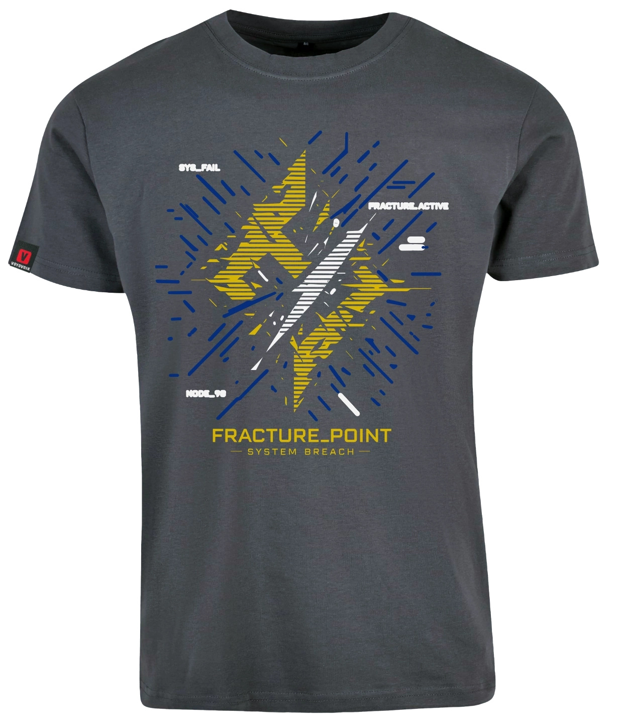 Koszulka męska VOYOVNIK Fracture Point szara