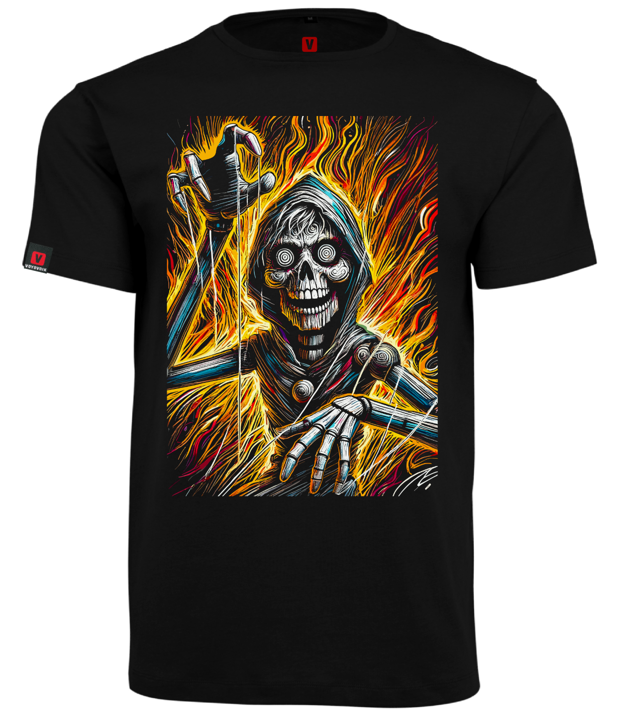 Koszulka męska VOYOVNIK Hellfire Marionette czarna