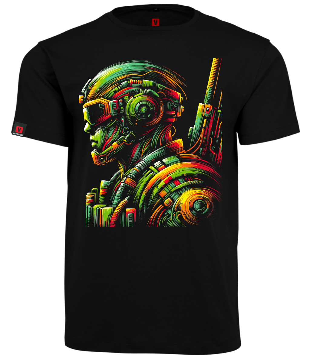 Koszulka męska VOYOVNIK Digital Warrior czarna