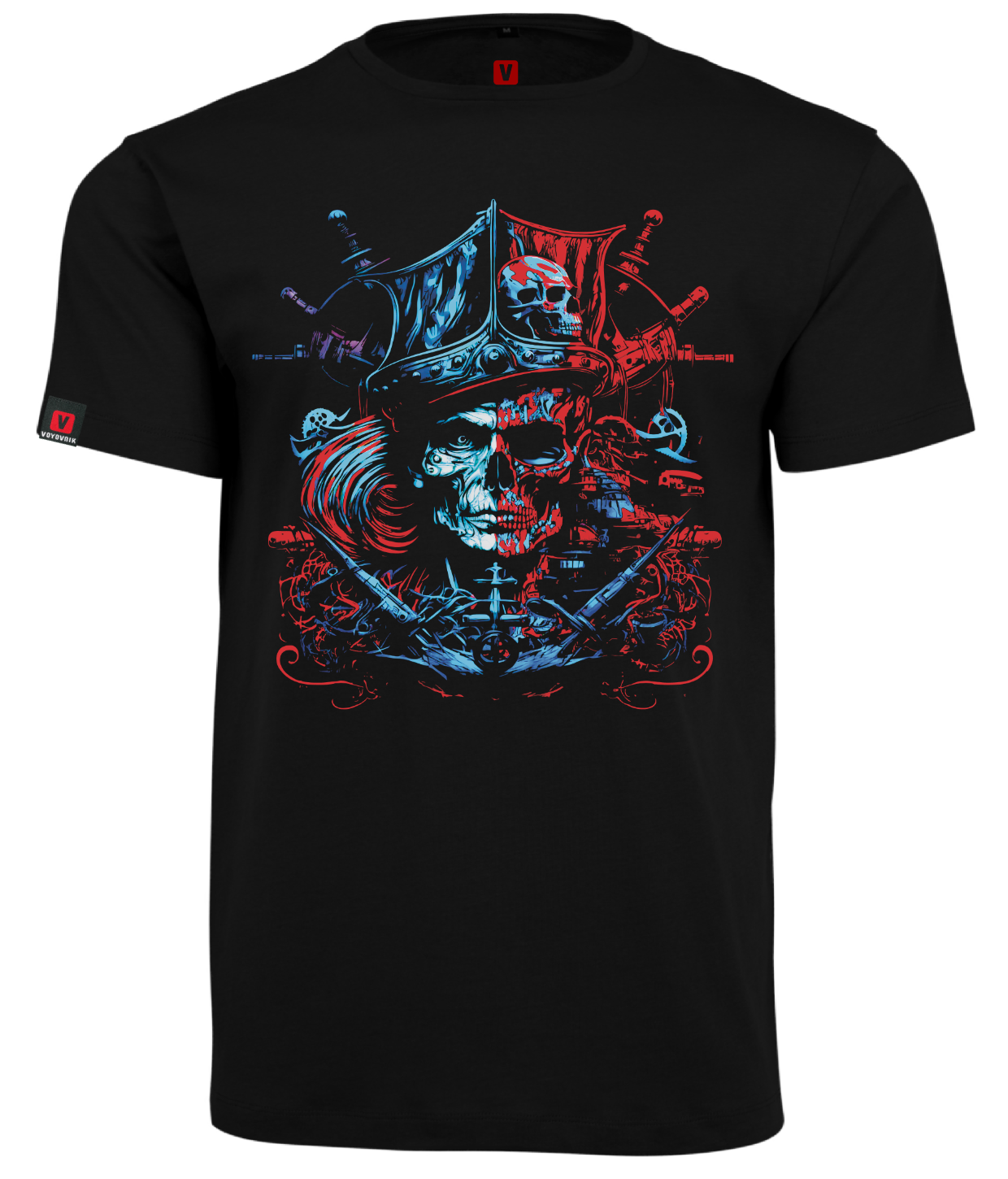 Koszulka męska VOYOVNIK Crimson Corsair czarna