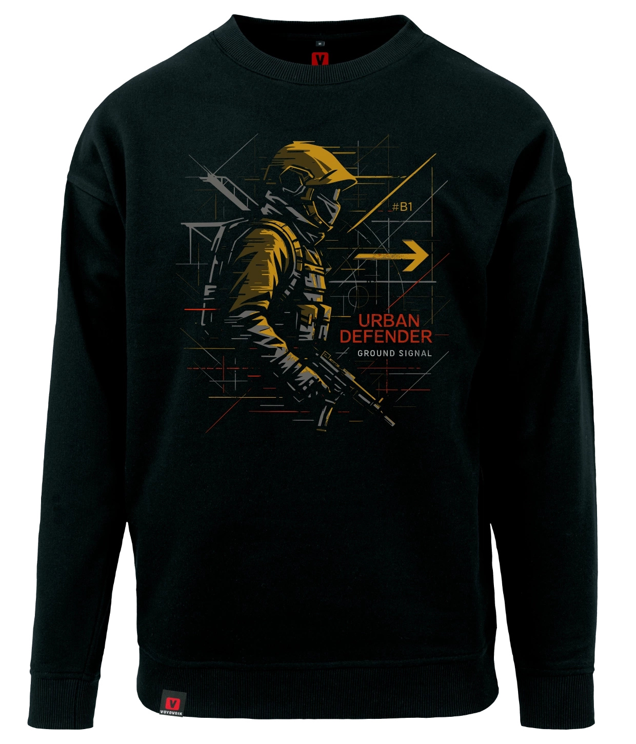 Bluza męska VOYOVNIK Urban Defender czarna