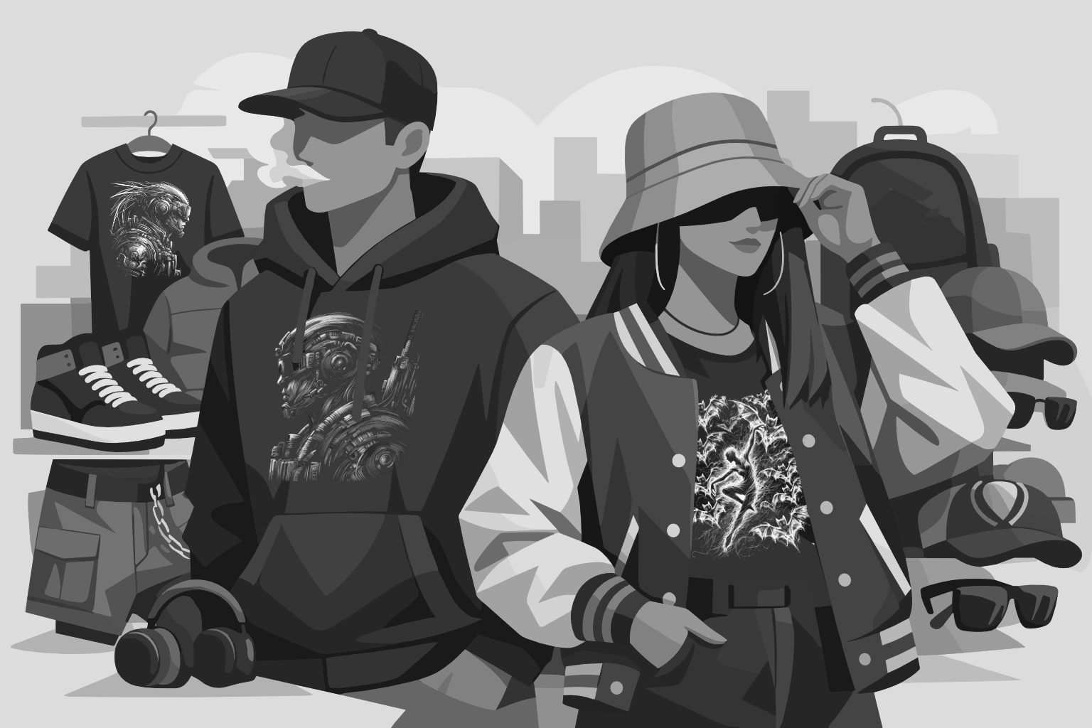 Ubrania streetwear z charakterem - jak wybierać