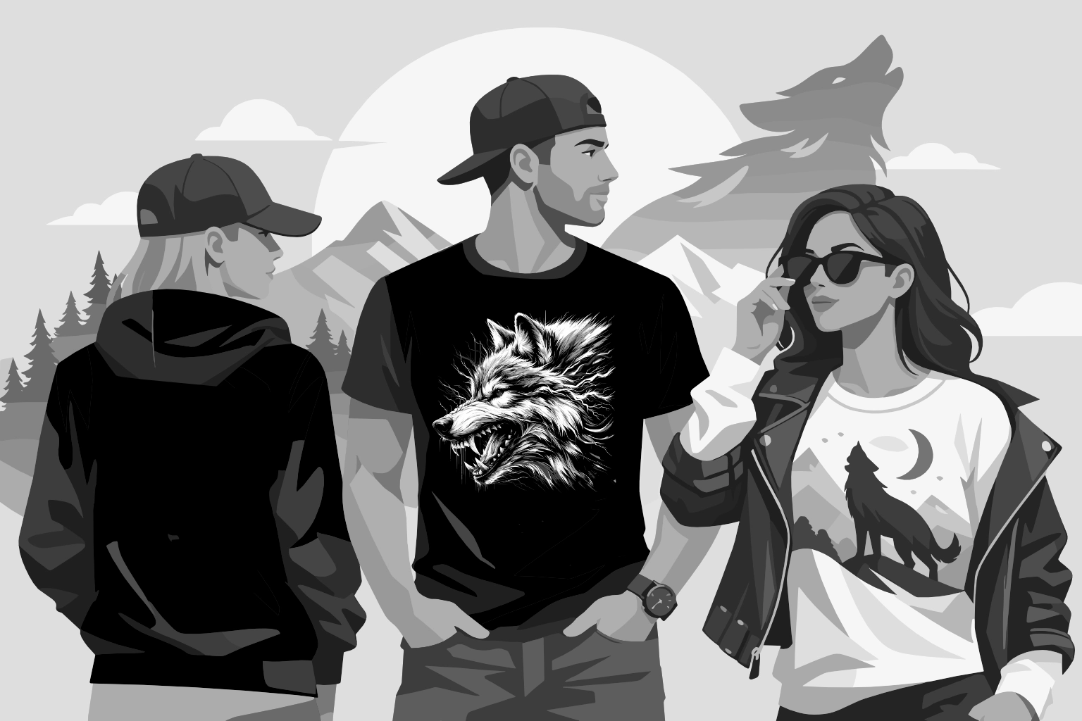 Odzież z motywem wilka - jak ją nosić