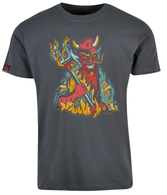 Koszulka męska VOYOVNIK "Joyful Devil" - szara