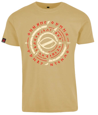 Koszulka męska VOYOVNIK "Blind Circle" - jasny beż