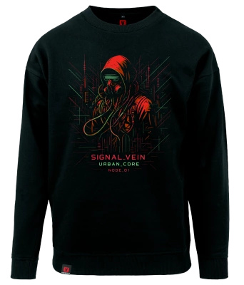 Bluza męska VOYOVNIK "Signal Vein - czarna