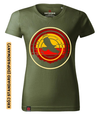 Koszulka damska standard VOYOVNIK "Mountain Eagle" - khaki