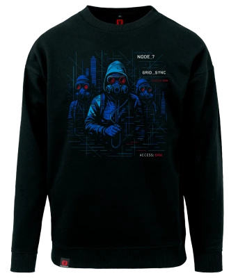 Bluza męska VOYOVNIK "Unit Network - czarna
