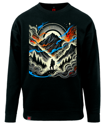 Bluza męska VOYOVNIK "Misty Voyager" - czarna, rozmiar S [OUTLET]