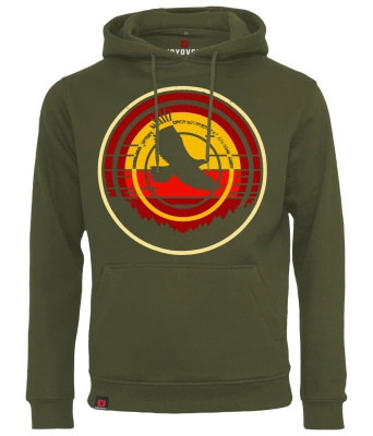 Bluza męska z kapturem VOYOVNIK "Mountain Eagle" - olive