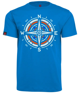 Koszulka męska VOYOVNIK "Direction Point" - niebieska
