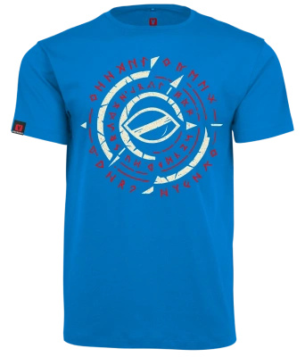 Koszulka męska VOYOVNIK "Blind Circle" - niebieski