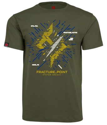 Koszulka męska VOYOVNIK "Fracture Point" - olive