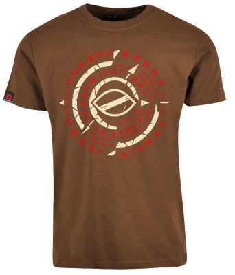 Koszulka męska VOYOVNIK "Blind Circle" - jasny brąz