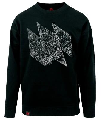 Bluza męska VOYOVNIK "Dirt Momentum (mono)" - czarna