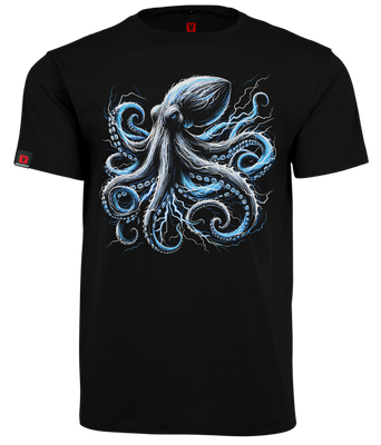 Koszulka męska VOYOVNIK "Ocean Predator" - czarna [OUTLET]