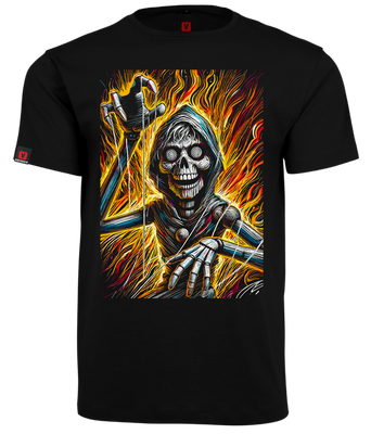 Koszulka męska VOYOVNIK "Hellfire Marionette" - czarna, rozmiar L [OUTLET]