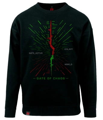 Bluza męska VOYOVNIK "Gate of Chaos" - czarna