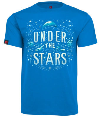 Koszulka męska VOYOVNIK "Under The Stars" - niebieska