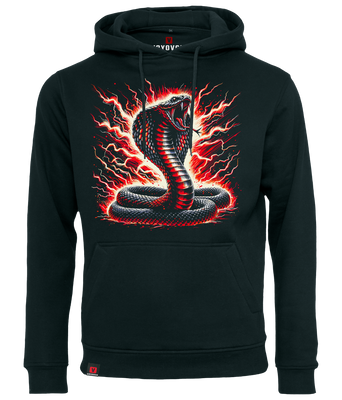 Bluza męska z kapturem VOYOVNIK "Cobra Strike" - czarna, rozmiar L [OUTLET]