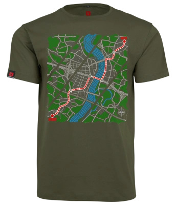 Koszulka męska VOYOVNIK "Urban Wayfinder" - olive