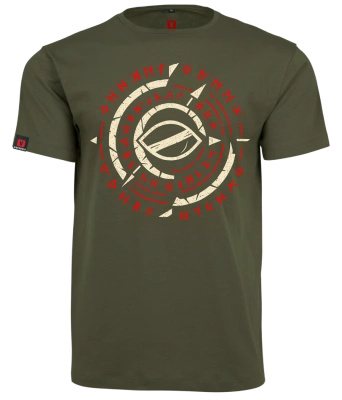 Koszulka męska VOYOVNIK "Blind Circle" - olive