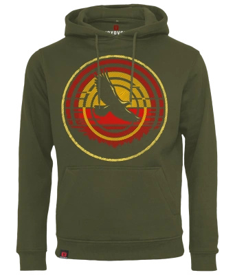 Bluza męska z kapturem VOYOVNIK "Mountain Eagle (V2)" - olive