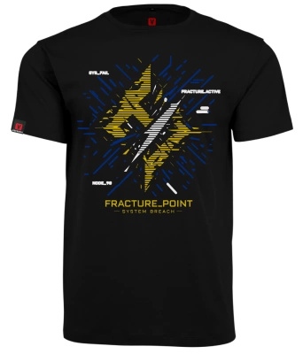 Koszulka męska VOYOVNIK "Fracture Point" - czarna