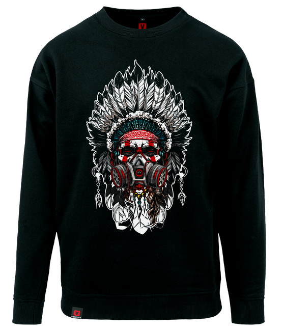 Bluza męska VOYOVNIK "Indian Chief" - czarna