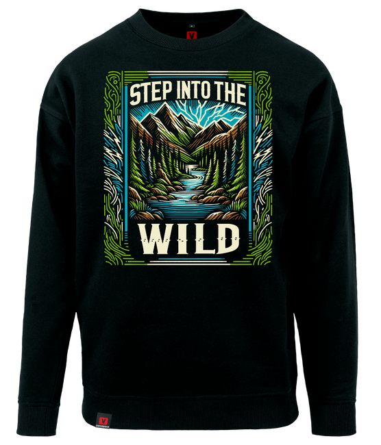 Bluza męska VOYOVNIK "Step Into The Wild" - czarna